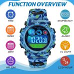 Watch Digital Outdoor Sport Waterproof Boys Watches - Image 2